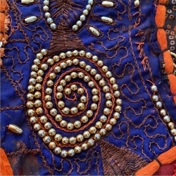 Colorful Patchwork Tapestry Wall Hanging, handmade in India - Picture 5 of 16